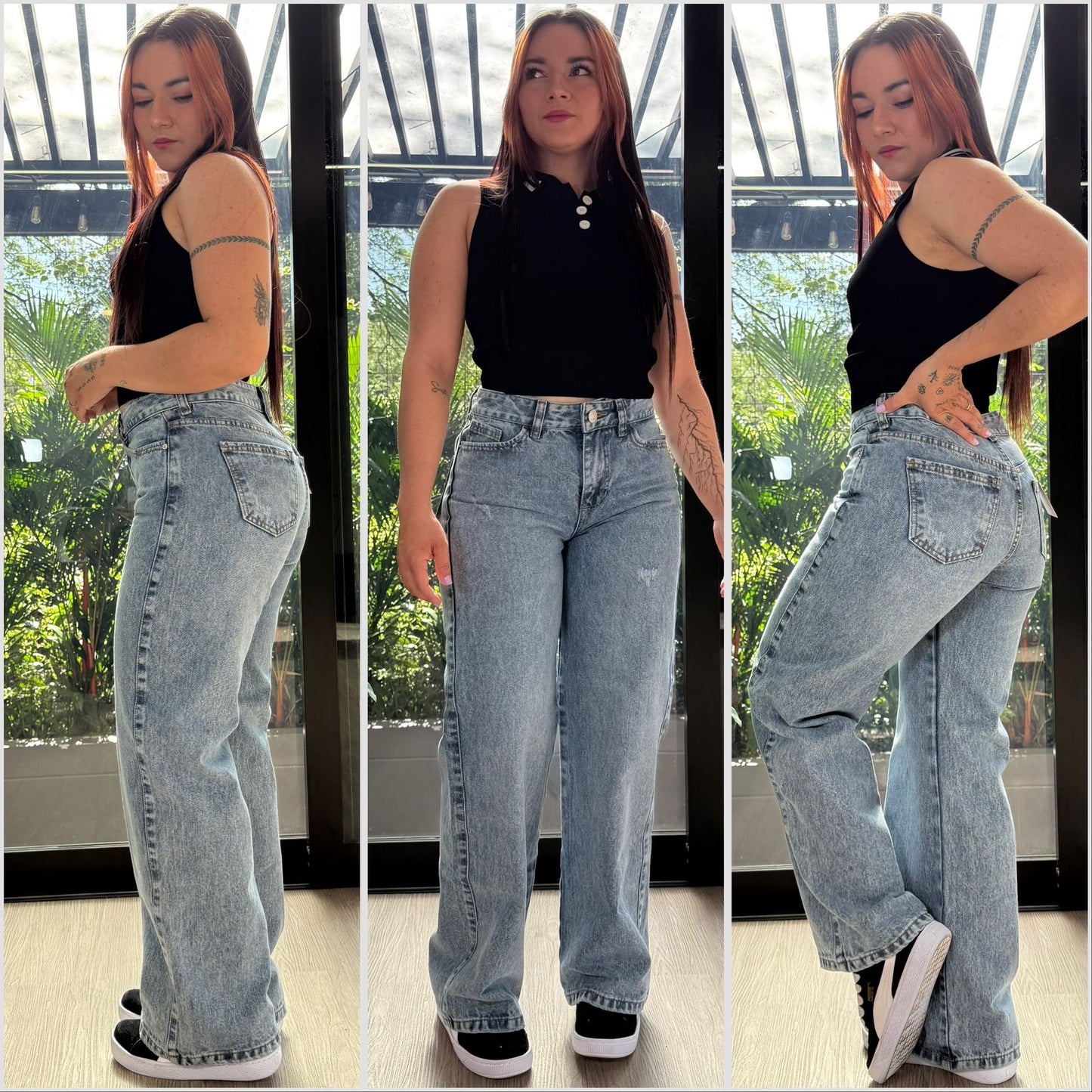 WIDE LEG BOTA RECTA FROSTER