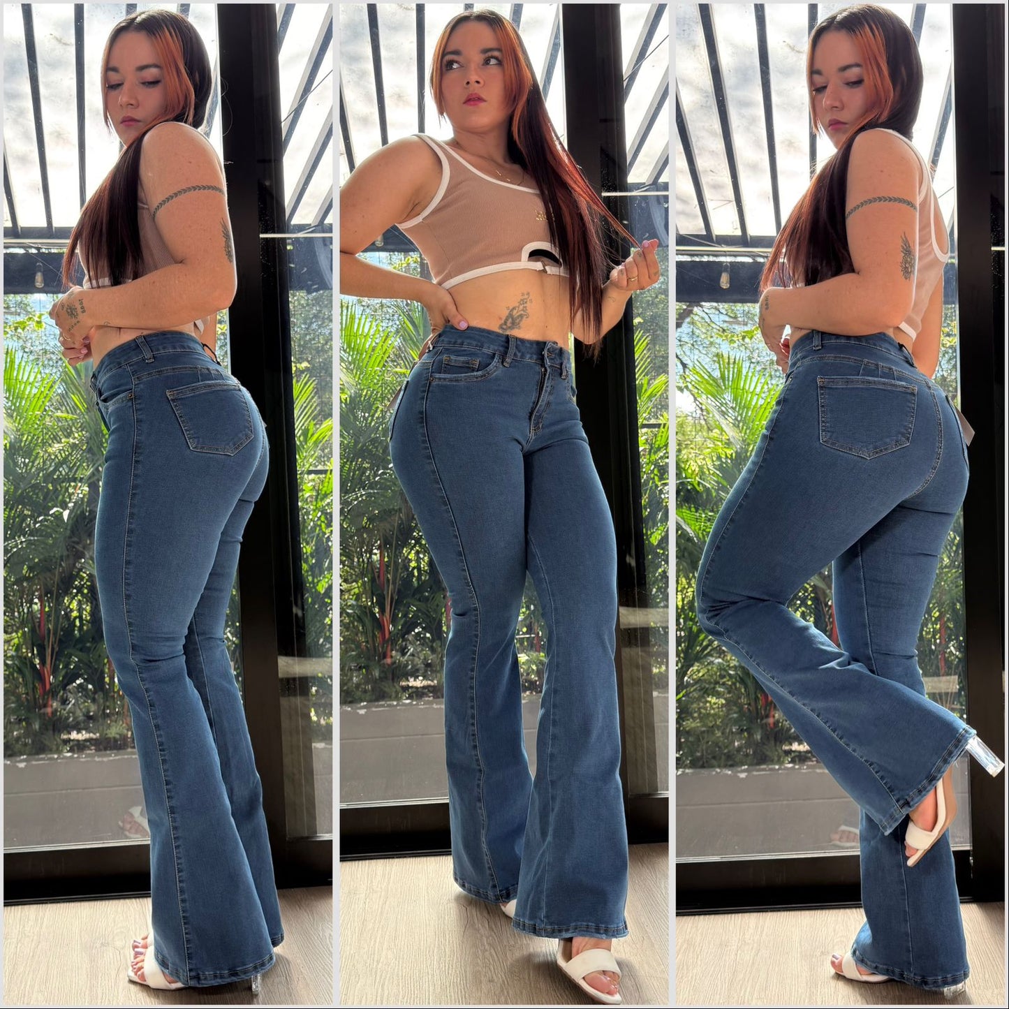BOTA CAMPANA TELA STRECH AZUL MEDIO