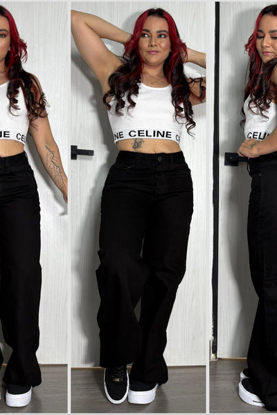 WIDE LEG NEGRO
