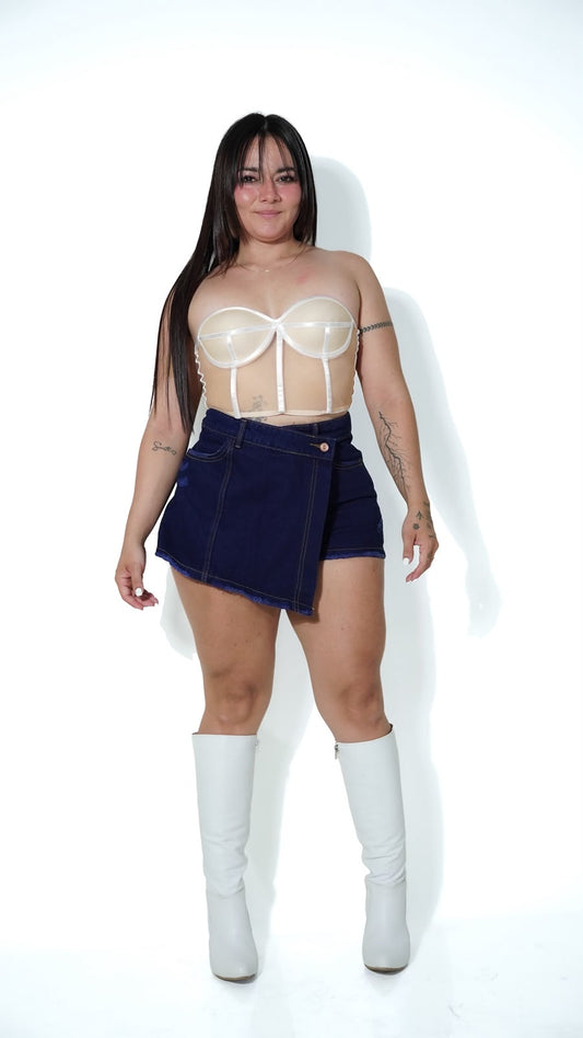 FALDA SHORTS REF: 8087 TELA RIGIDA